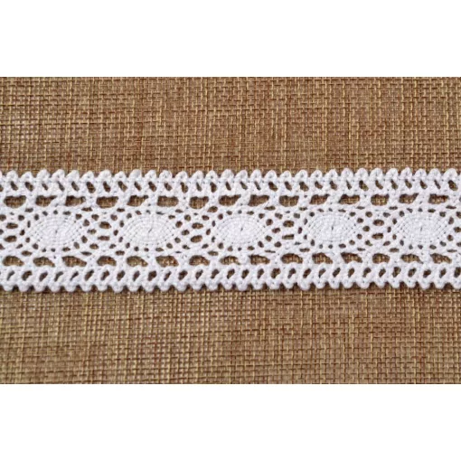 Fehér csipke szalag / 4cm x 5y  02#