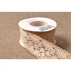 Natúr csipke / 4cm x 5y   02#