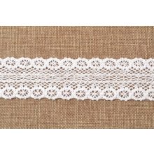 Fehér csipke szalag / 4cm x 5y   03#