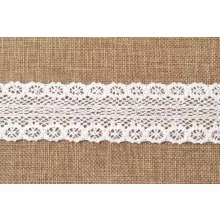 Fehér csipke szalag / 4cm x 5y   03#