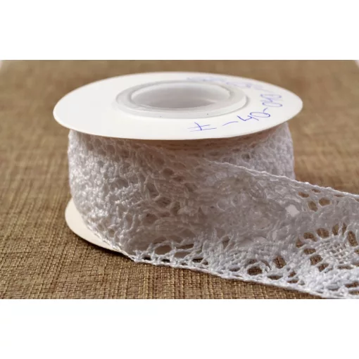 Fehér csipke szalag / 4cm x 5y 04#