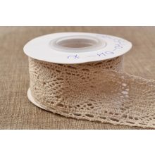 Natúr csipke / 4cm x 5y   04#