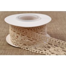 Natúr csipke / 4cm x 5y  05#