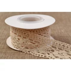 Natúr csipke / 4cm x 5y  05#