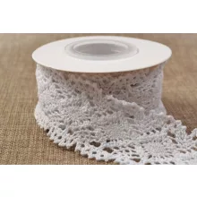 Fehér csipke szalag / 4cm x 5y  07#