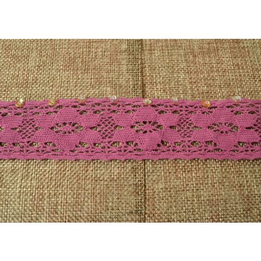 Színes, pamut csipke / 4cm x 5y  31#