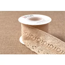 Natúr csipke / 6cm x 5y  01#