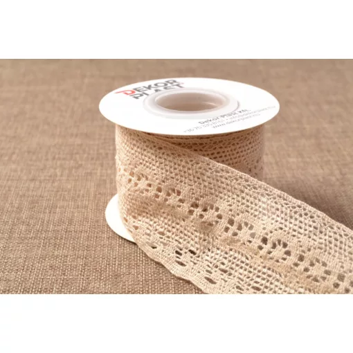 Natúr csipke / 6cm x 5y  01#