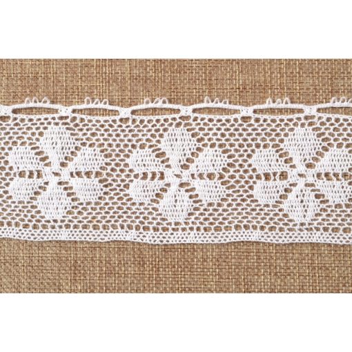Fehér csipke szalag / 6cm x 5y  03#