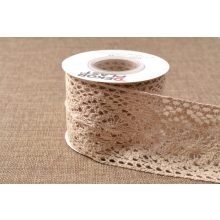 Natúr csipke / 7cm x 5y   02#