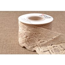 Natúr csipke / 7cm x 5y   03#