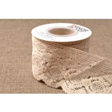 Natúr csipke / 7cm x 5y   03#