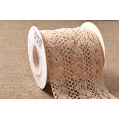 Natúr csipke / 8cm x 5y   01#