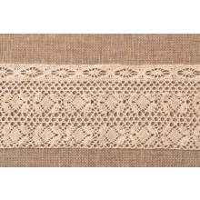 Natúr csipke / 8cm x 5y   01#