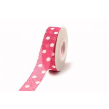 Pöttyös Lenvászon szalag / 2,5cm x 10y   20#