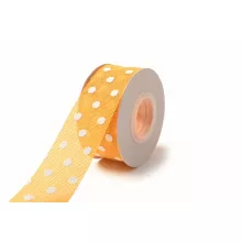 Pöttyös Lenvászon szalag /4cm x 10y