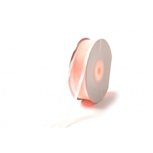 Szatén szélű organza szalag / 2,5cm x 25y  108#