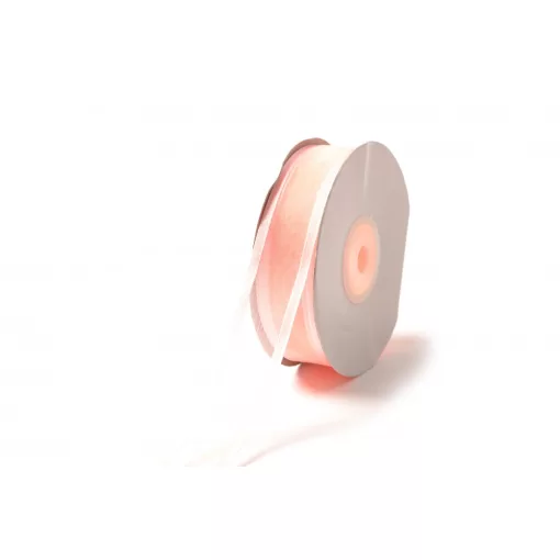 Szatén szélű organza szalag / 2,5cm x 25y  108#