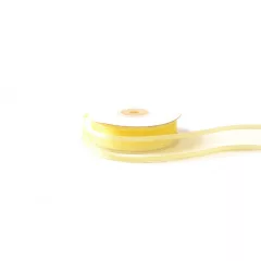 Szatén szélű organza szalag / 2,5cm x 25y  15#