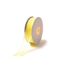 Szatén szélű organza szalag / 2,5cm x 25y  15#