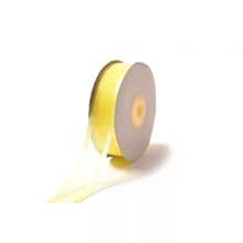 Szatén szélű organza szalag / 2,5cm x 25y  15#