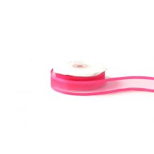 Szatén szélű organza szalag / 2,5cm x 25y  28#