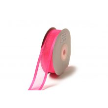 Szatén szélű organza szalag / 2,5cm x 25y  28#