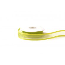 Szatén szélű organza szalag / 2,5cm x 25y  52#