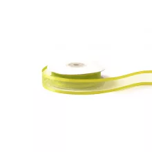 Szatén szélű organza szalag / 2,5cm x 25y  52#