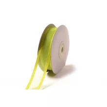 Szatén szélű organza szalag / 2,5cm x 25y  52#