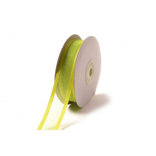 Szatén szélű organza szalag / 2,5cm x 25y  52#