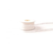 Szatén szélű organza szalag / 4cm x 25y  01#