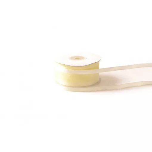 Szatén szélű organza szalag / 4cm x 25y  02#