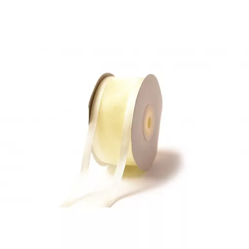 Szatén szélű organza szalag / 4cm x 25y  02#
