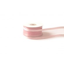 Szatén szélű organza szalag / 4cm x 25y  11#