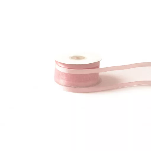Szatén szélű organza szalag / 4cm x 25y  11#