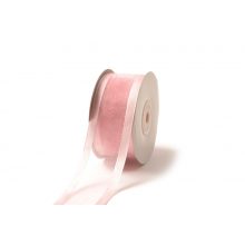 Szatén szélű organza szalag / 4cm x 25y  11#