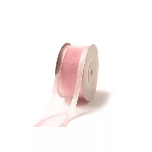 Szatén szélű organza szalag / 4cm x 25y  11#