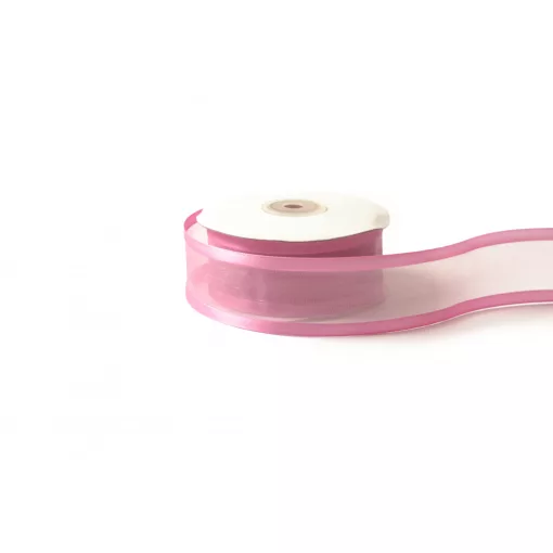 Szatén szélű organza szalag / 4cm x 25y  12#