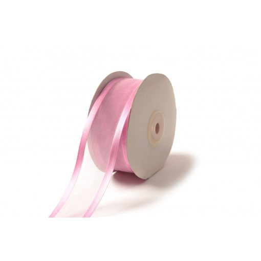 Szatén szélű organza szalag / 4cm x 25y  12#