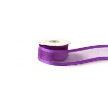Szatén szélű organza szalag / 4cm x 25y  34#