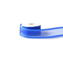 Szatén szélű organza szalag / 4cm x 25y   90#