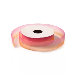 Színátmenetes organza szalag / 2,5cm x 25y  19#
