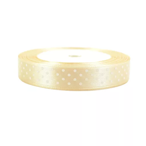 Pöttyös szatén szalag 1.5cm x 22.75m 