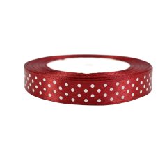 Pöttyös szatén szalag 1.5cm x 22.75m 