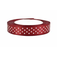 Pöttyös szatén szalag 1.5cm x 22.75m 