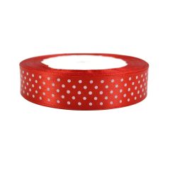 Pöttyös szatén szalag 2cm x 22.75m 