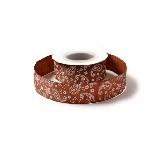Hippi mintás ripsz szalag / 2,5cm x 10y   03#