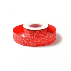 Hippi mintás ripsz szalag / 2,5cm x 10y  05#
