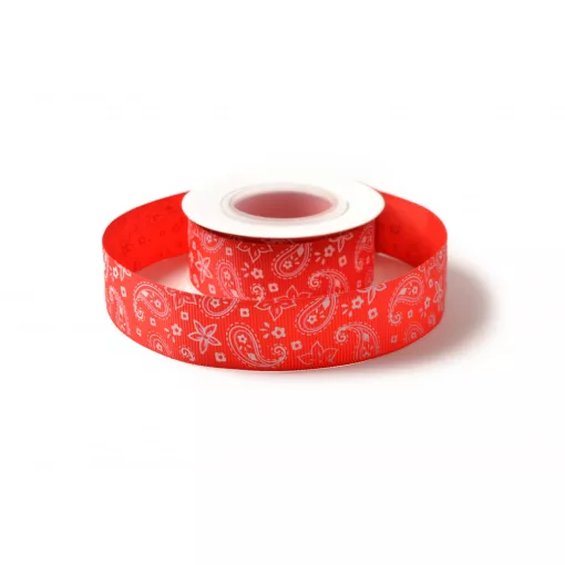 Hippi mintás ripsz szalag / 2,5cm x 10y  05#